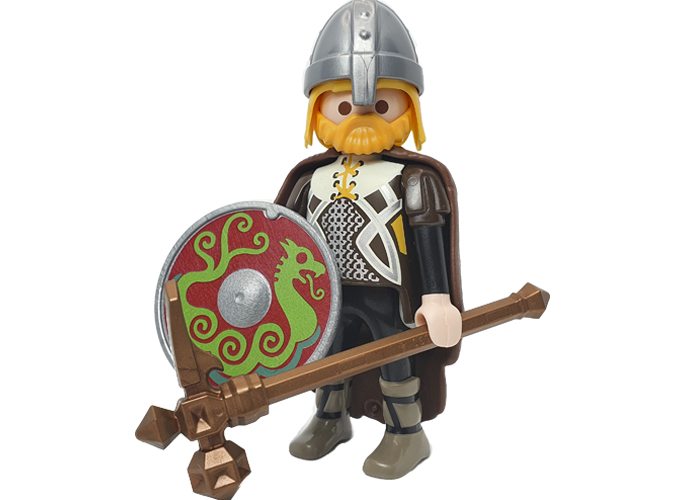 Playmobil jefe Vikingo con mazo playmobil