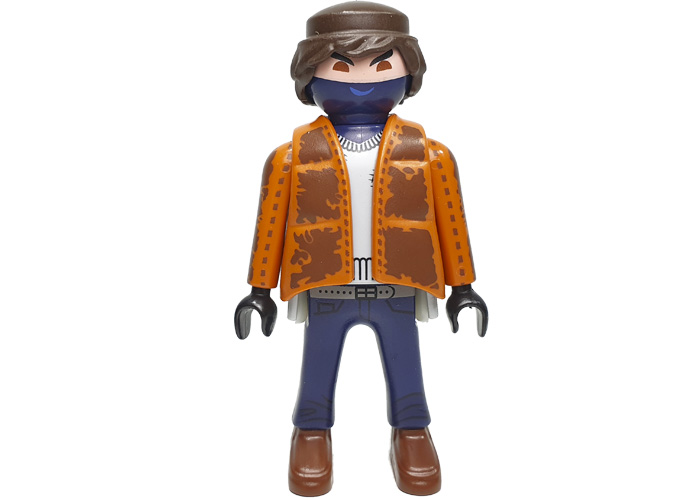 Playmobil LadrónChaqueta naranja playmobil