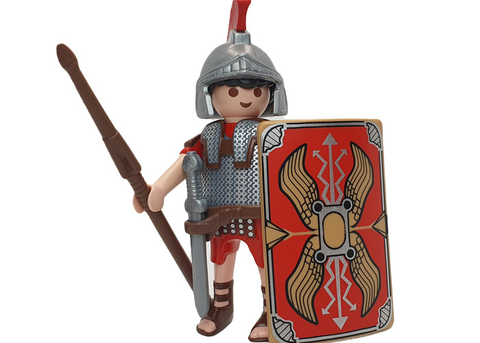 Playmobil Legionario romano cuello marrón playmobil