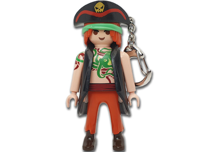 Playmobil LLavero Pirata tatuado playmobil