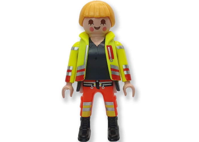 Playmobil Chica Operaria Ambulancia playmobil