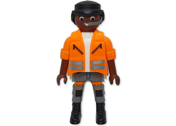 Playmobil Operario MAXX7 chaleco naranja playmobil