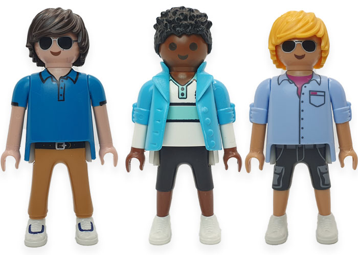 Playmobil Pack Chicos Modernos (x3) playmobil