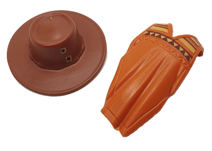 Playmobil Pack Oeste Poncho+Gorro playmobil