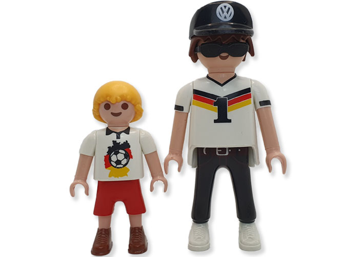 Playmobil Padre y niño Eurocopa playmobil