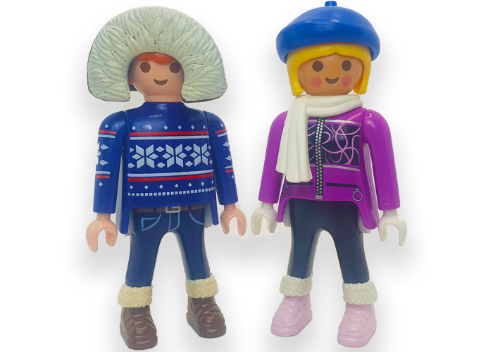 Playmobil Pareja Chicos en invierno playmobil