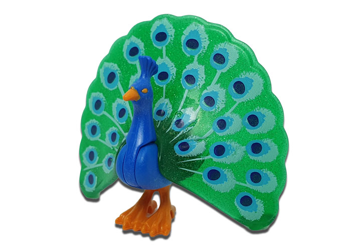 Playmobil Pavo Real alas abiertas playmobil