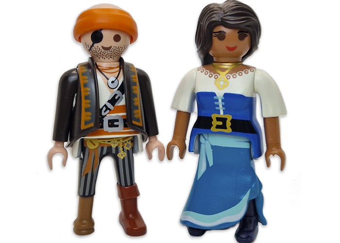 Playmobil Piratas Chica & Chico playmobil