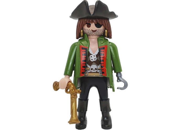 Playmobil Pirata Chaqueta Verde playmobil