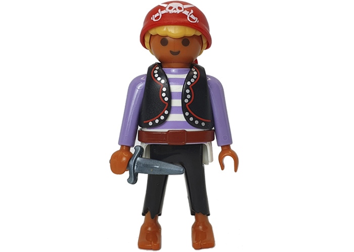 Playmobil Pirata Moreno Pañuelo rojo playmobil