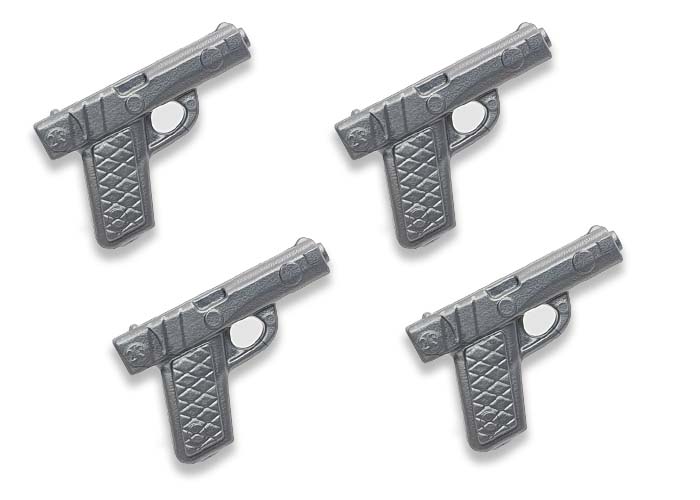 Playmobil Pistolas Policía Gris Claro (x4 uds) playmobil