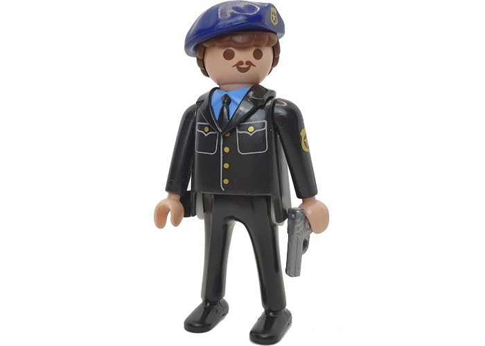 Playmobil Policía con bigote y boina playmobil