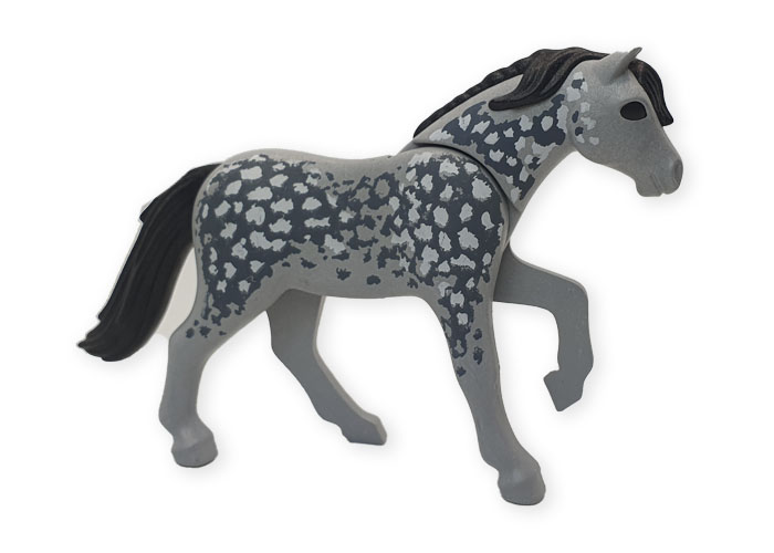 Playmobil Pony Gris manchas playmobil