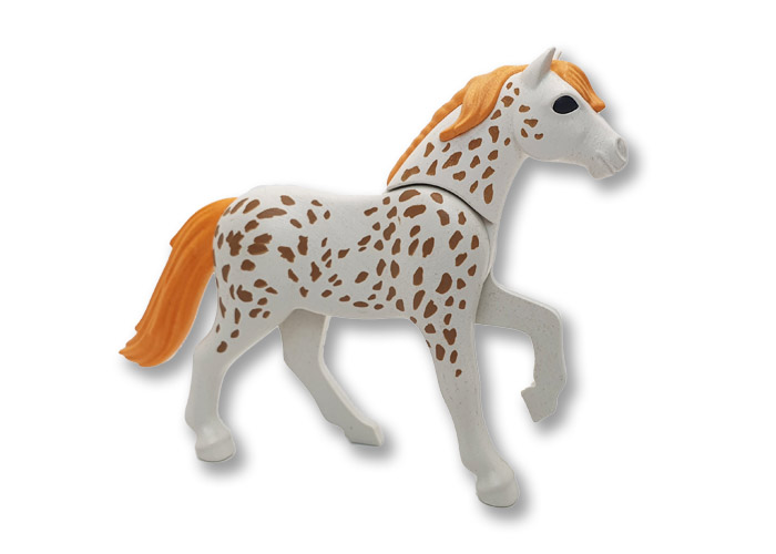 Playmobil Pony con manchas marrones playmobil