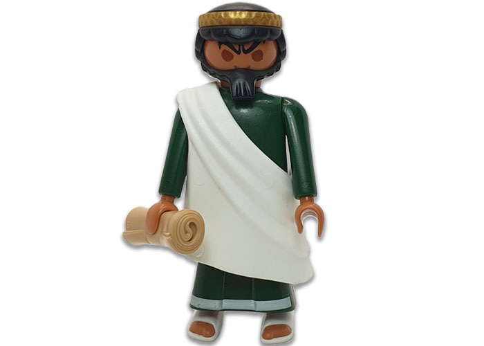 Playmobil Poncio Pilato con papiro playmobil