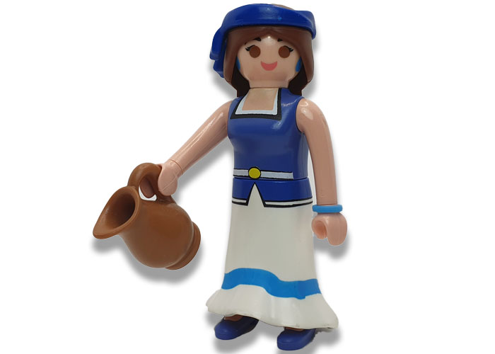 Playmobil posadera con jarra belén playmobil