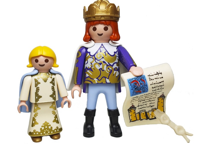 Playmobil Príncipe y niña de Palacio playmobil