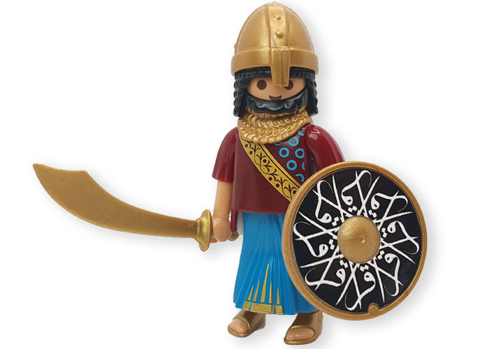 Playmobil Sarraceno casco dorado custom playmobil