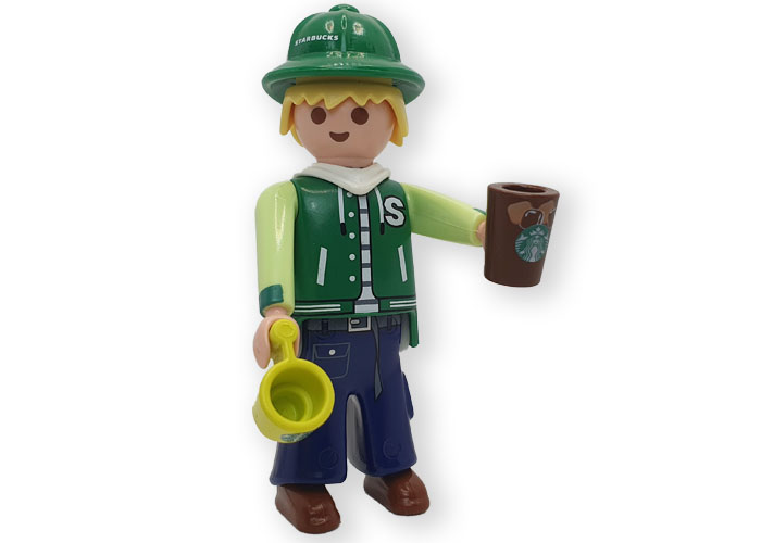 Playmobil Chico StarBucks green playmobil