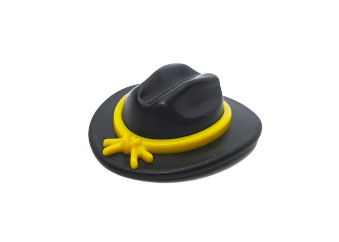 Playmobil Sombrero Negro Oeste Lazo Amarillo  playmobil