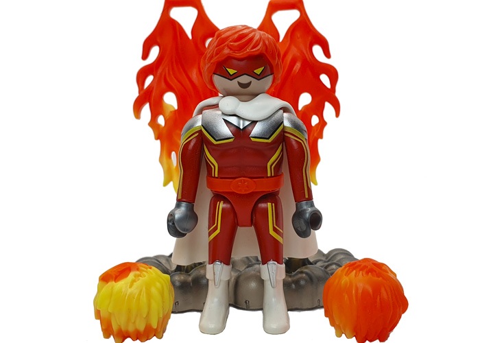 Playmobil Superhéroe de fuego playmobil