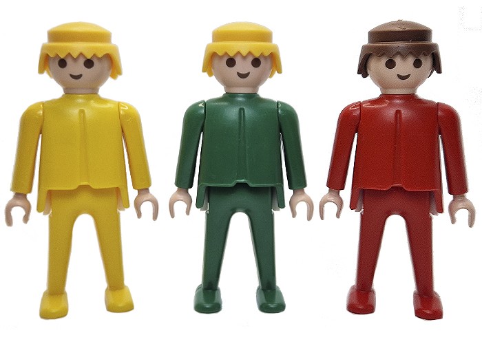 Playmobil Trío Figuras Clásicas Colores playmobil