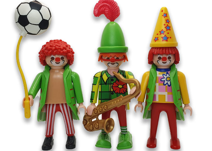 Playmobil Trio De Payasos Clown playmobil