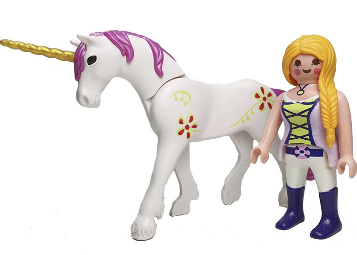 Playmobil Chica con unicornio Magic playmobil