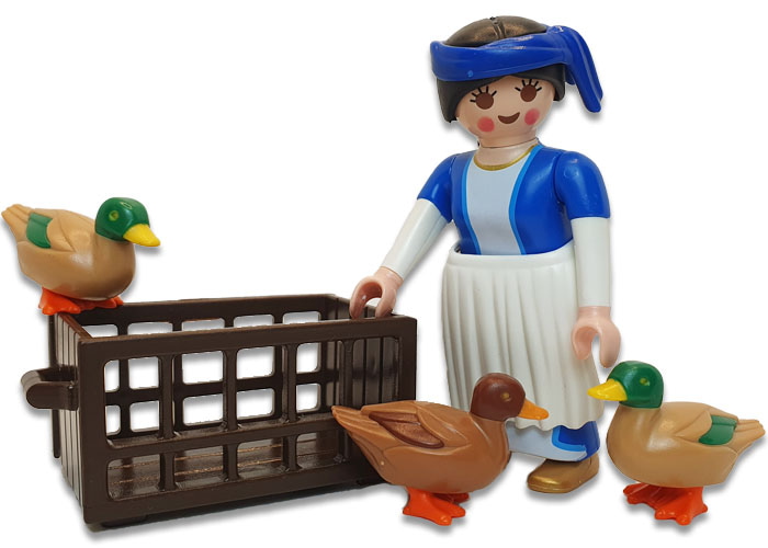 Playmobil Aldeana vendedora de patos V2 playmobil