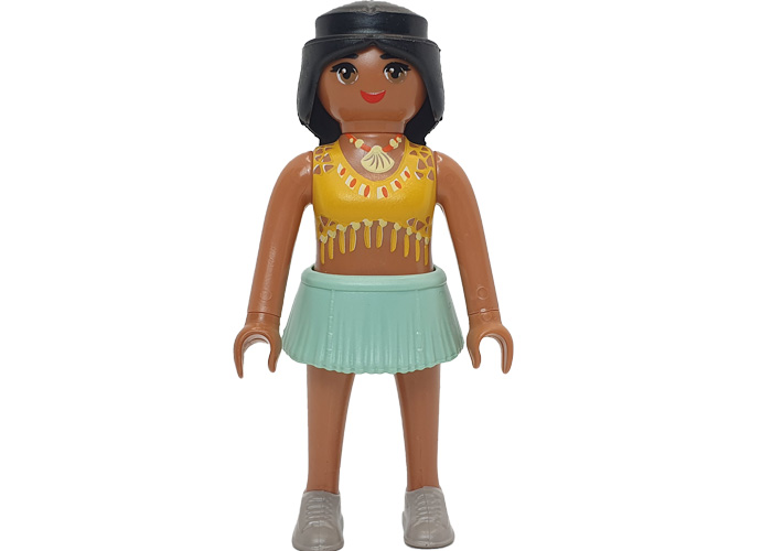 Playmobil Wiltopia chica falda turquesa basica playmobil