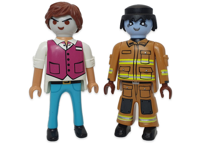 Playmobil Pareja Zombies de Ciudad playmobil